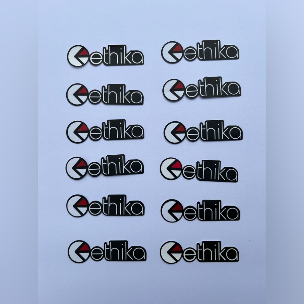 12 Ethika Stickers Brand New